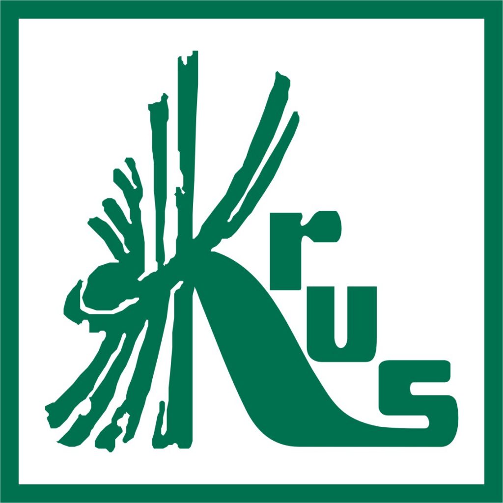 logo krus w zielonych kolorach i ramce