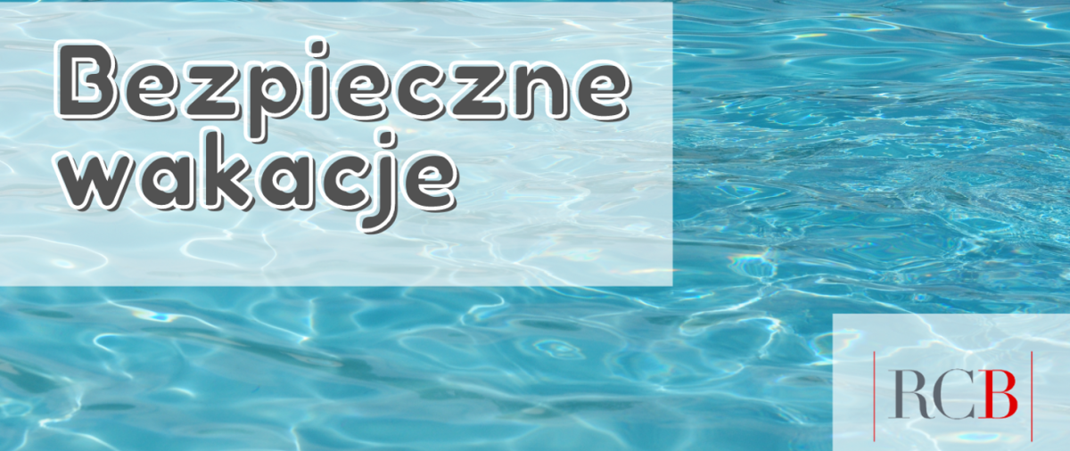 Bezpieczne wakacje - grafika