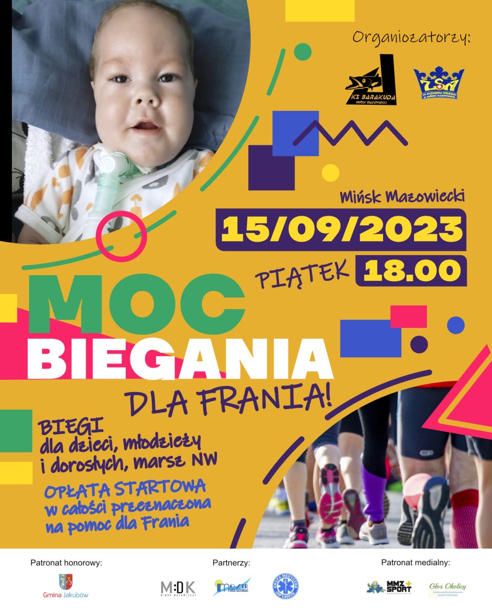 plakat ze zdjeciem niemowlaka